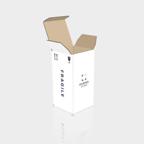 Outer view of open mailer pack (e-commerce)